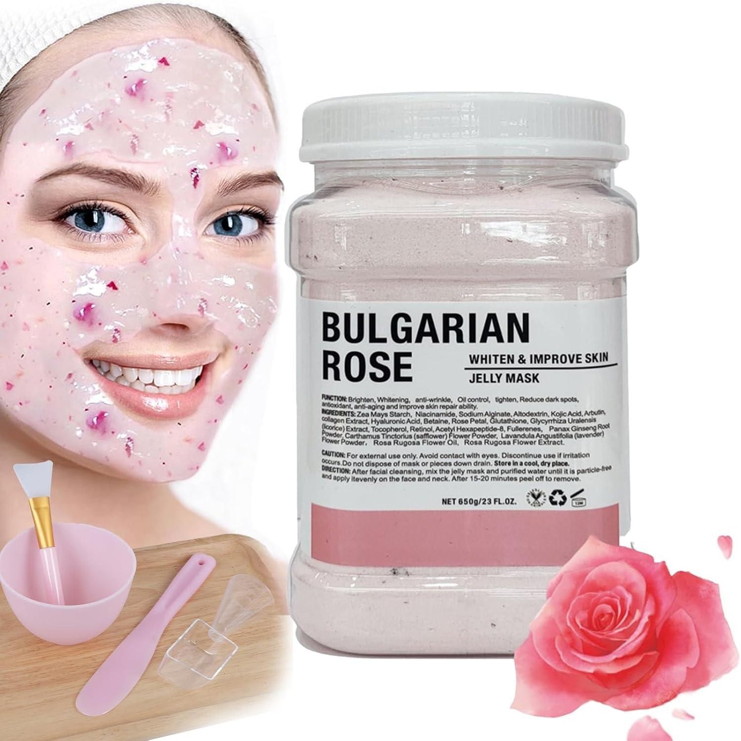 Peel-Off Hydro Bulgarian Rose Jelly Face Mask